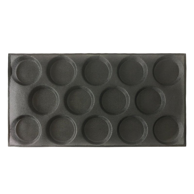 BLUE DROP Bluedrop Silicone Hamburger Bread Forms Perforated Silicone Bakery Molds Tartlets Pita Moulds Sheets Food Grade for Industrial Large Size - Image 5